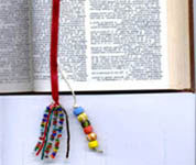 beaded bookmark