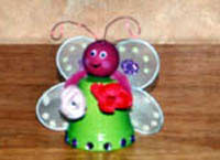 Clay Pot Butterfly