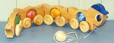 wooden pull toy