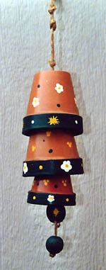 clay pot chimes