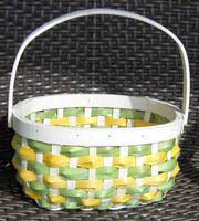 Easter wicker basket