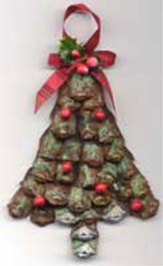 Pine Cone Christmas Tree Ornament