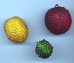 Beaded artifical fruit beaded artificial fruit