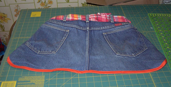 Jean apron front