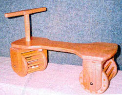 wooden town car wooden town car